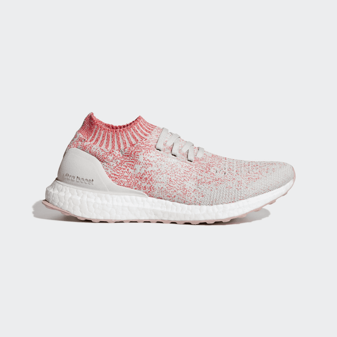 

B75863 Adidas Ultra Boost Женские кроссовки без клетки Raw White/Shock Red, Белый, adidas UltraBoost Uncaged