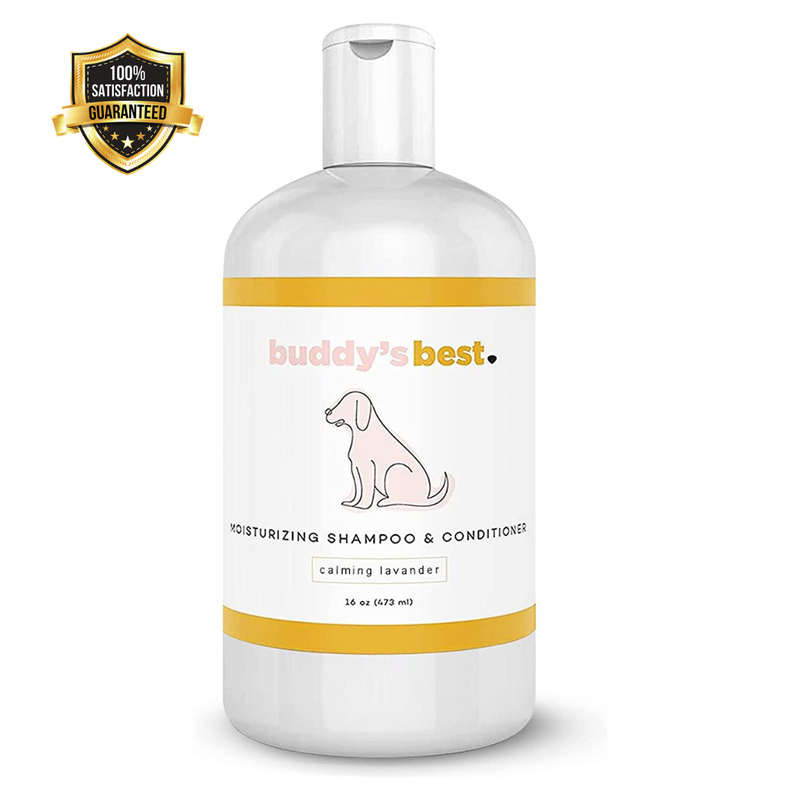 Oatmeal Dog Puppy Shampoo Conditioner Dry Skin Moisturizing Wash Lavender Scent