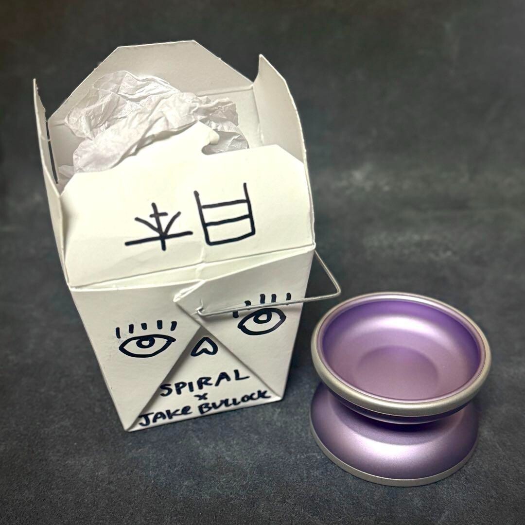 スラッパ　　jakebullockyoyo JAKE BULLOCK SLAPPA SS Light Purple Spiral collaboration