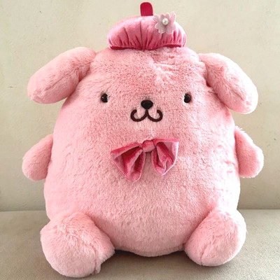 Sanrio Pompompurin Fluffy Soft Sakura Plush Doll Stuffed Toy FuRyu Pink Japan