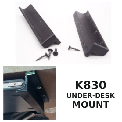 Wall / Under Desk Mount for Logitech K830 Wireless Keyboard
