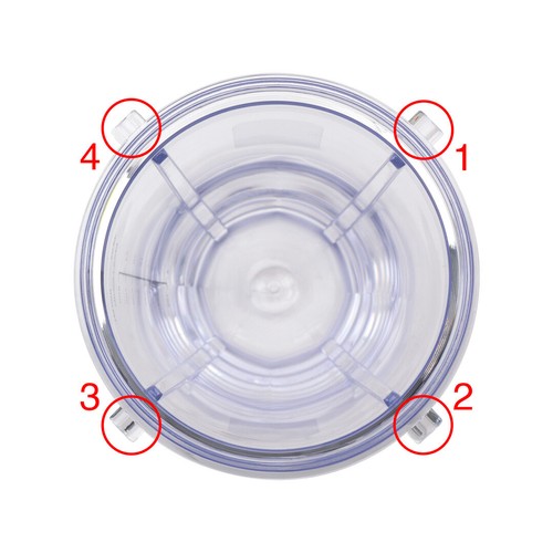 32 oz Cup Replacement Part 407KKU641 for Nutri Ninja Auto-iQ BL480 BL640 CT680