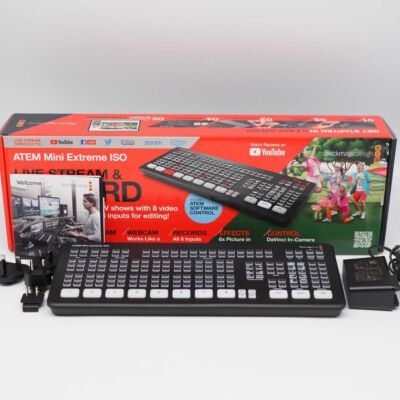 【良品】Blackmagic Design ATEM Mini Pro Amazon.com: Blackmagic Design ATEM Television Studio HD8