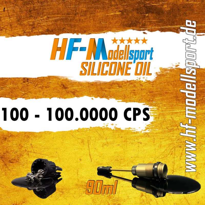 Hf-Modellsport SilikonÃ¶L DÃ¤MpferÃ¶L DifferentialÃ¶L - 90ml - 100 - 100.000 Cps