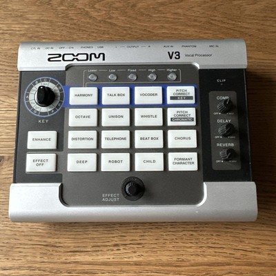 ZOOM V3 Vocal Processor Voice Changer Voice Effects Multi-Effect From JPN