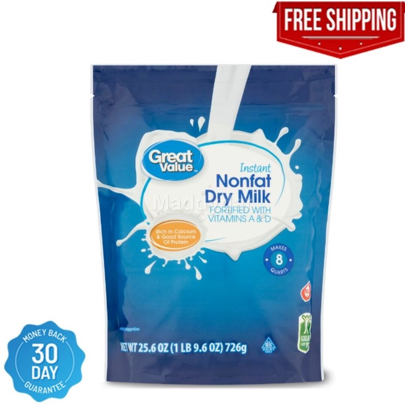 Great Value Instant Nonfat Dry Milk, 25.6 Oz