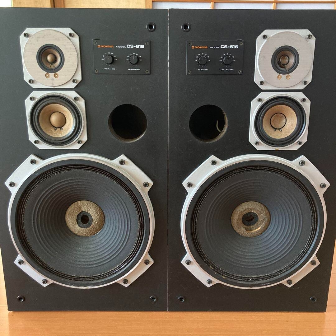 Pioneer パイオニア CS-616 スピーカー speaker Pioneer CS-616 Speaker Pair Vintage 1977 Excellent Sound