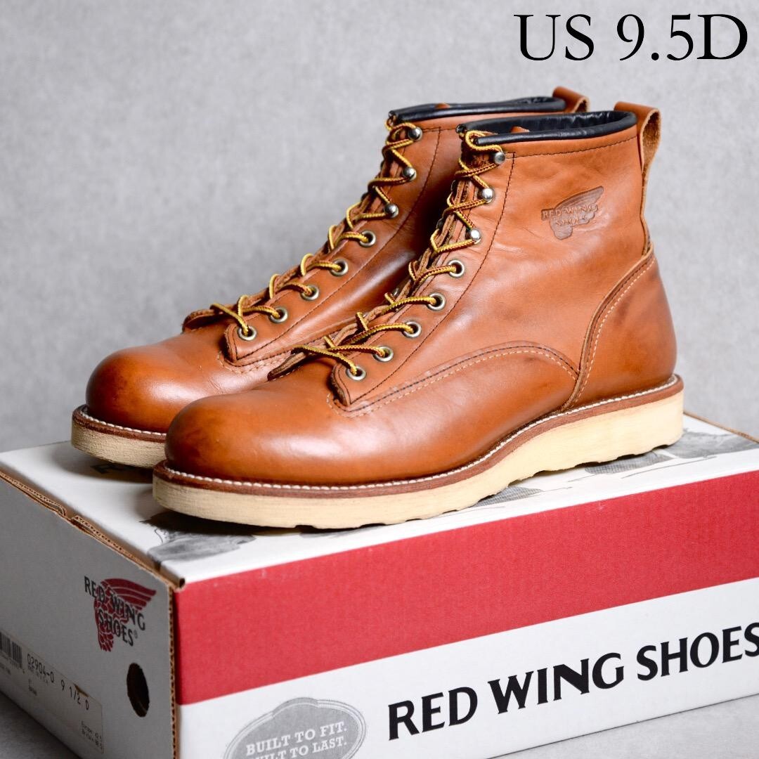 Red Wing Boots 2904 Lineman US:9.5D Genuine Leather Brown