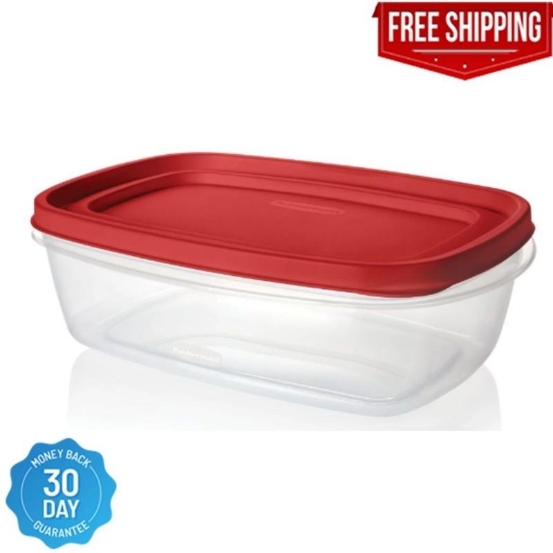 Rubbermaid Easy Find Lids Food Storage Containers, 8.5 Cup, 2-Piece