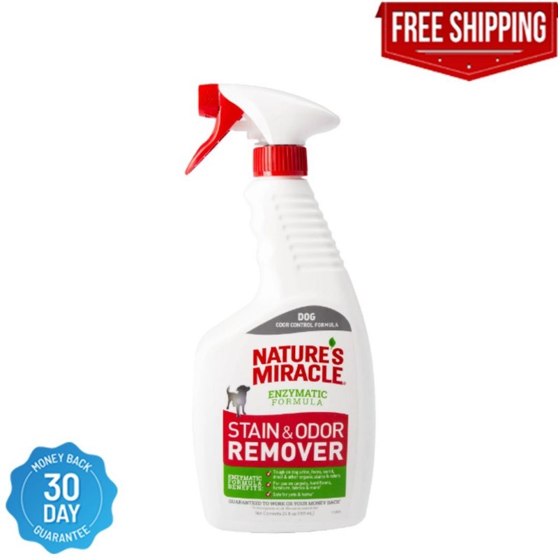 Nature's Miracle Dog Stain and Odor Remover, 24 Fluid Ounce 