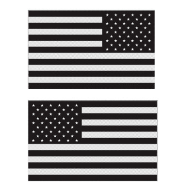 American flag Magnet for cars Black Back Middle Window Flag Decal Sticker