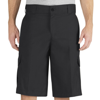 

Мужские шорты-карго Dickies WR557 13 дюймов (черные) с несколькими карманами, свободная форма, Черный