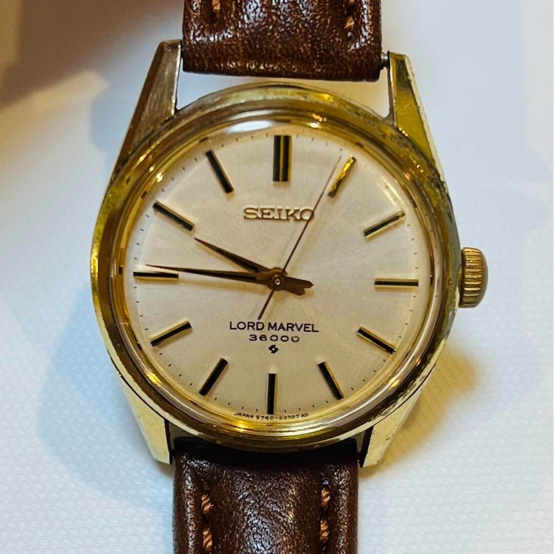 SEIKO LORD MARVEL 腕時計 5740-8000 WW4184 Vintage SEIKO LORD MARVEL 36000 5740-8000 Gold Hand-winding