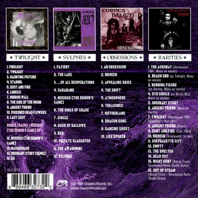 CORPUS DELICTI COMPLETE RECORDINGS: 1992-1996 NEW CD