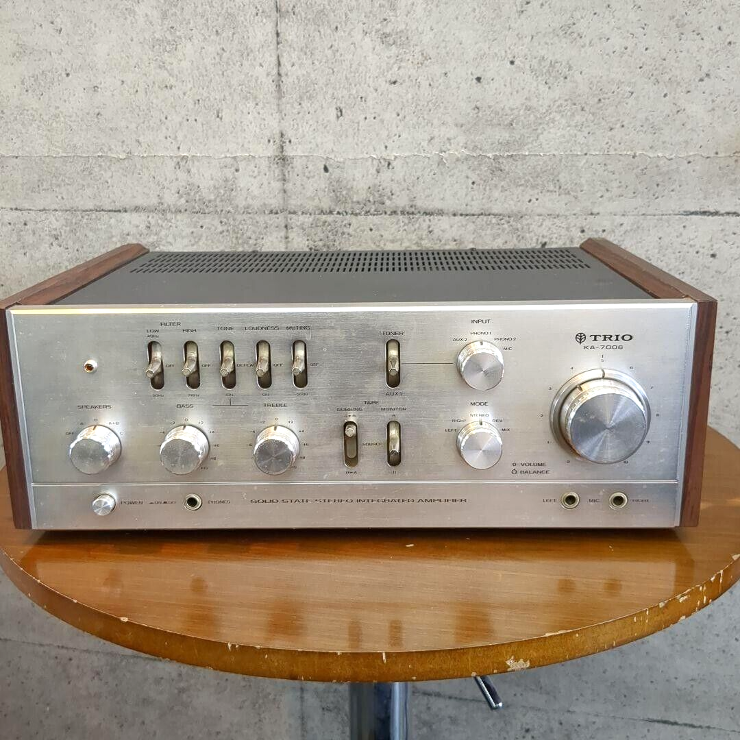 TRIO KA-7006 Stereo integrated amplifier Used working Pls TRIO KA-7006 Stereo integrated amplifier Used working Pls