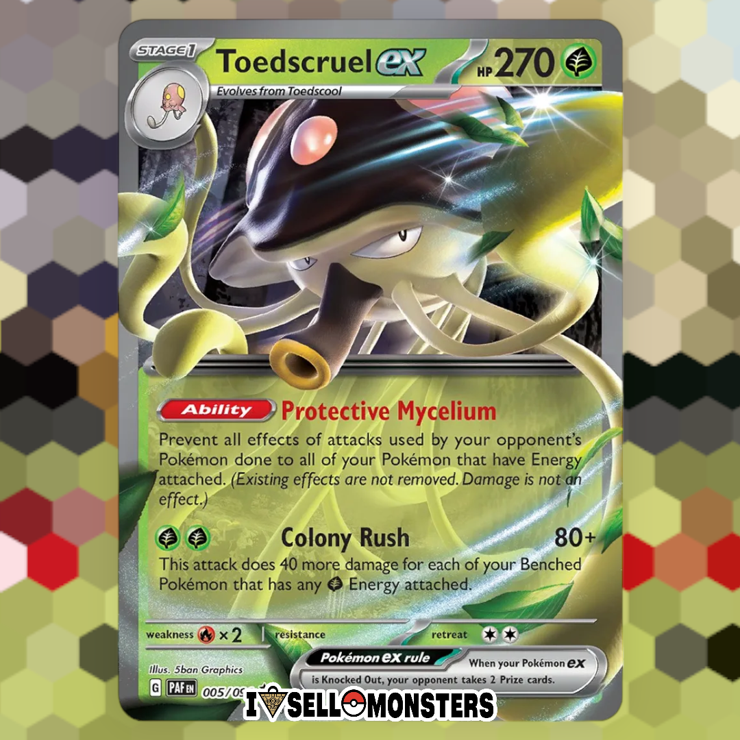 ≠ME モブノデレラ TypeA C 5枚セット Pokémon TCG 1x Toedscruel ex 005/091 x1 PALDEAN FATES DOUBLE