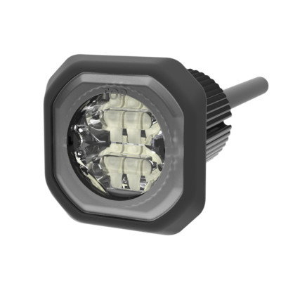 ECCO Electronic ED9040AW 12-24V Bolt-on Mount Amber & White LED Hideaway Strobe 