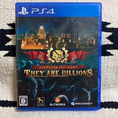 PS4 Zombie Survival Colony Builder They Are Billions Sony PlayStation 4 Japanese