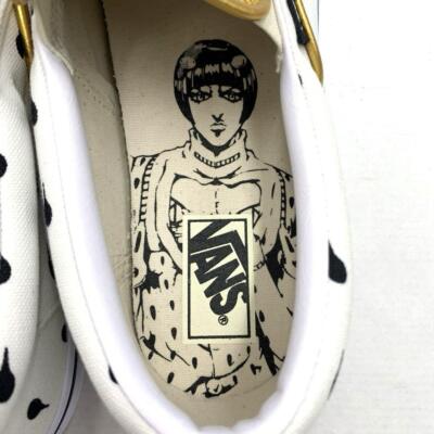 Pre-owned Vans Jojo's Bizarre Adventure Golden Wind ×  Sneakers Bucciarati Us 8h In White