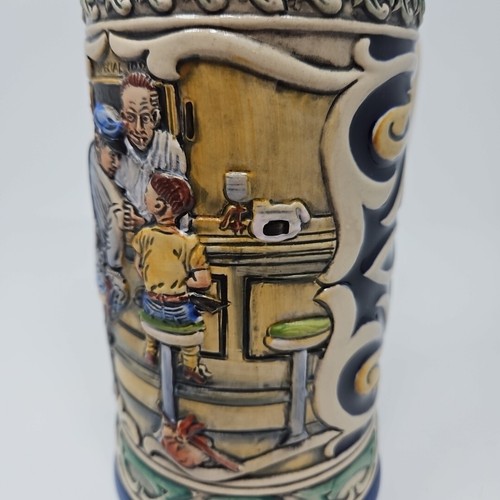 The Runway, Saturday Evening Post Beer Stein ~ Germany GERZ Norman Rockwell