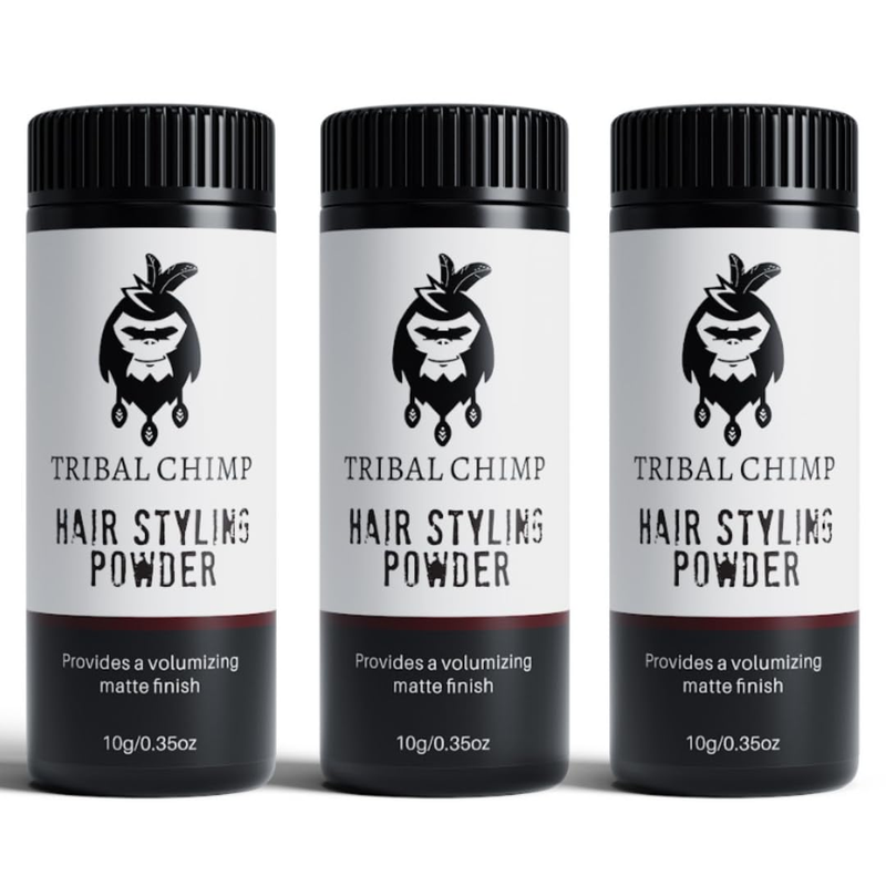 Hair Styling Powder 3-Piece Set 10g, Invisible Hold Volumizer with Matte Finish
