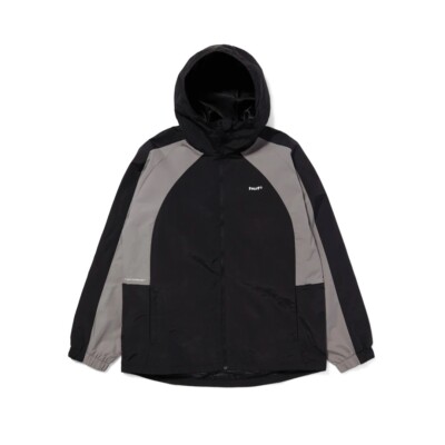 

Куртка HUF Worldwide Set Shell (черная) Ветровка с капюшоном, Черный