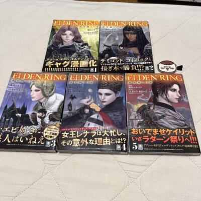 ELDEN RING Gag Elden Ring Ougonju e no Michi Comic Manga vol. 1-5 Book Set JAPAN