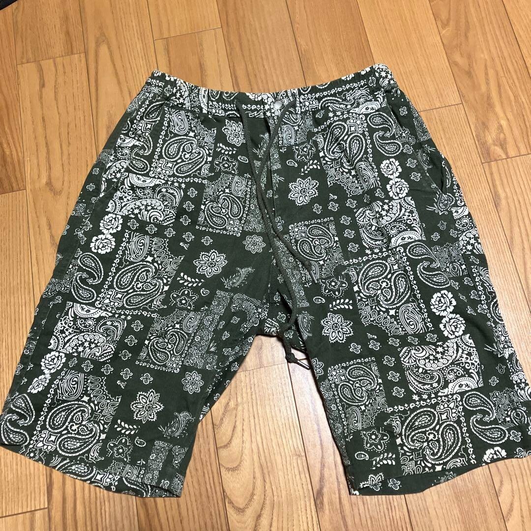 さのぴん★BANDANA VERY SHORT PANTS Grayson Social men's Bandana Print Mesh Shorts - Walmart.com