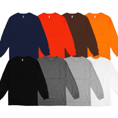 

Мужская футболка с длинным рукавом Plain Blank с круглым вырезом