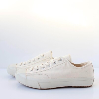 MOONSTAR FINE VULCANIZED  GYM CLASSIC WHITE sneakers size US6 UNISEX made in JP