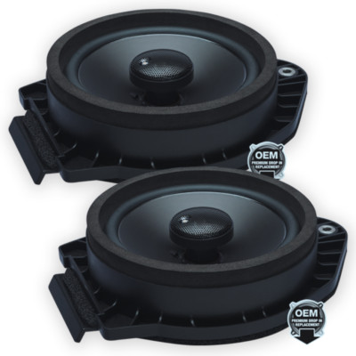 PowerBass OE652-GM OEM 6.5'' Direct Replacement Coaxial Speakers - Fits Chevy GMC