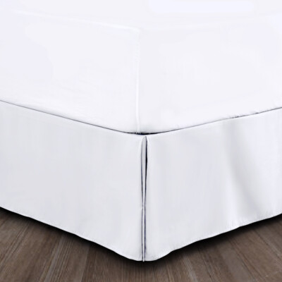 Bed Skirt Solid Premium Microfiber Soft 16'' Drop Machine Washable Wrinkle Free