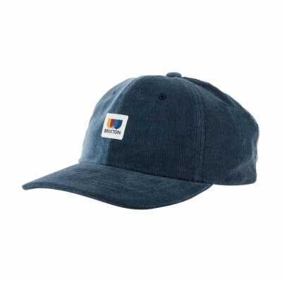 Кепка Brixton Alton LP Strapback Hat (Joe Blue/Navy) с тканой этикеткой