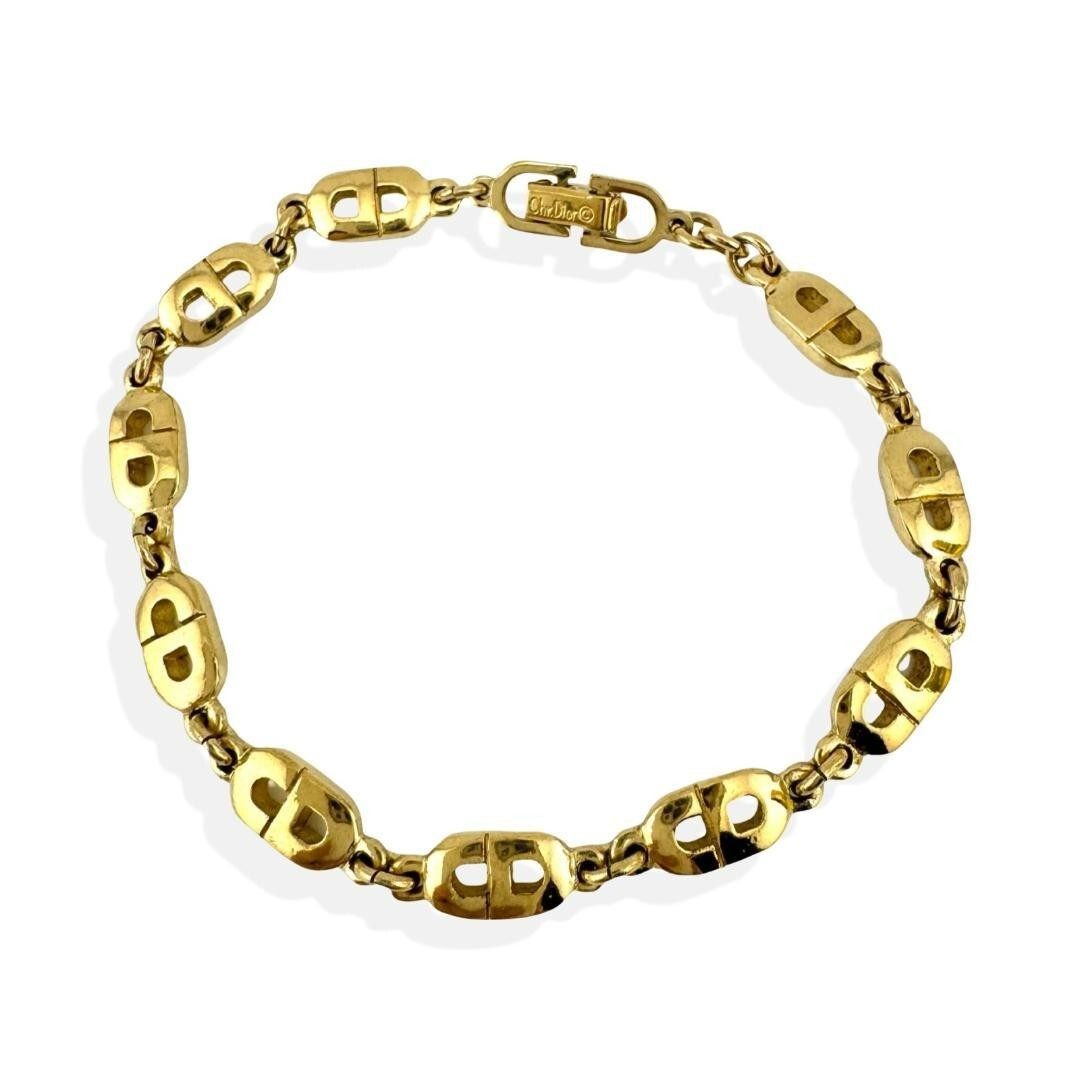 アクセサリー Dior Vintage 11 ream Logo Gold Bracelet $_57.JPG?set_id=880000500F