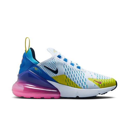 Детские кроссовки Nike Air Max 270 White/Black-Hyper Royal для больших детей