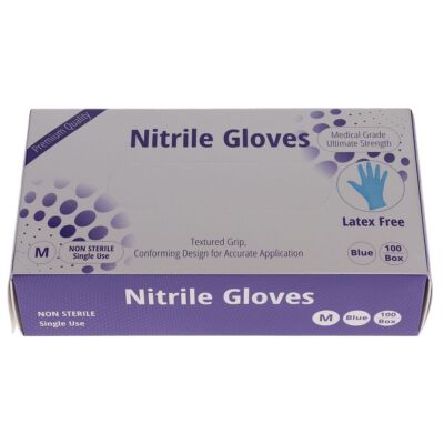 Dentistry Nitrile Exam/Medical Gloves Latex & Powder-Free Non-Sterile Textured