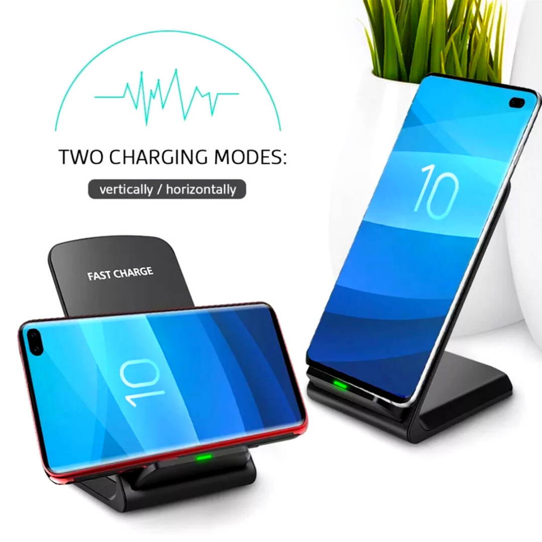 Cargador Inalambrico Rapido Casa Oficina Carga Para Telefonos Cell Universal US*