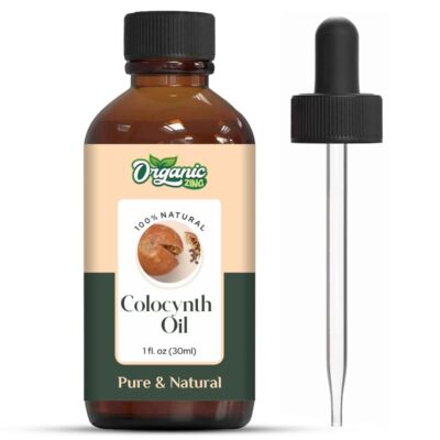 Organic Zing Colocynth Oil For Skin And Hair Care 30ml