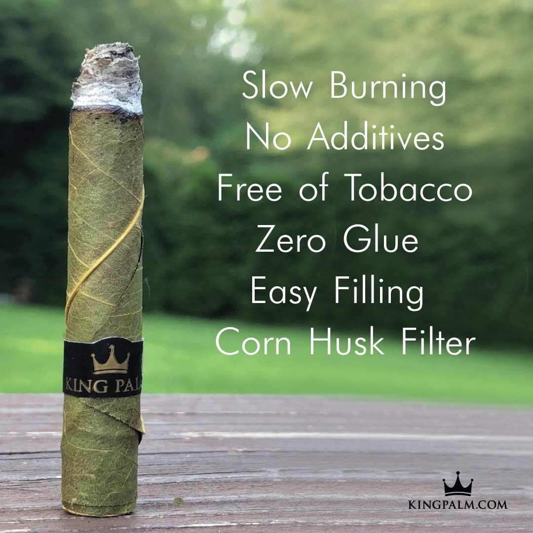 King Palm | King | Rich Chocolate | Palm Leaf Rolls | 2 Packs of 2 Each =4 Rolls