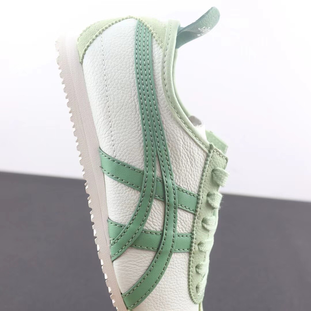 Pre-owned Onitsuka Tiger Authentic  Mexico 66 Green Sneakers Brand W/box Unisex