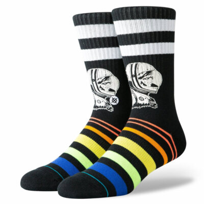 Stance Moon Man Classic Crew Socks (черный) Мужские носки с графическим принтом