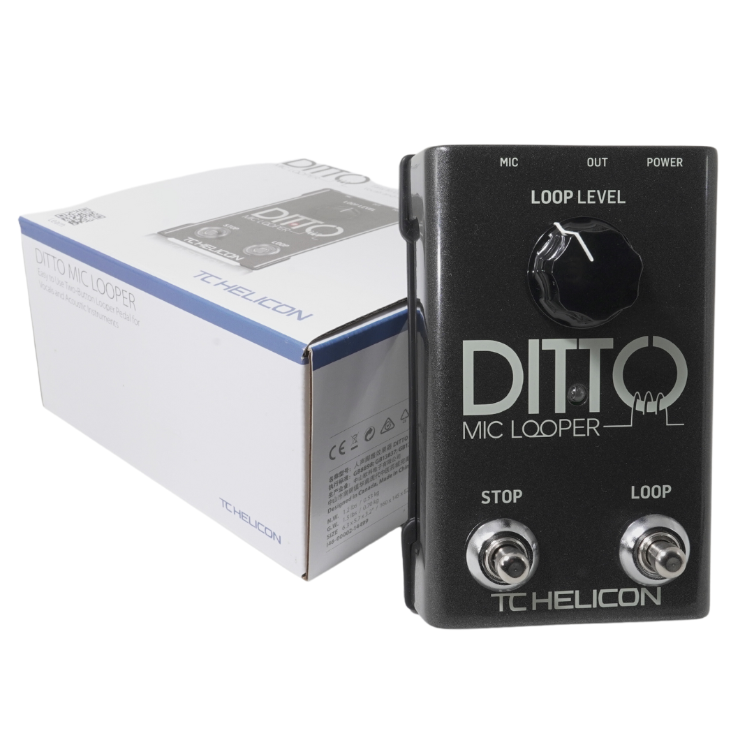 TC HELICON DITTO MIC LOOPER Looper for Vocal Microphone | eBay