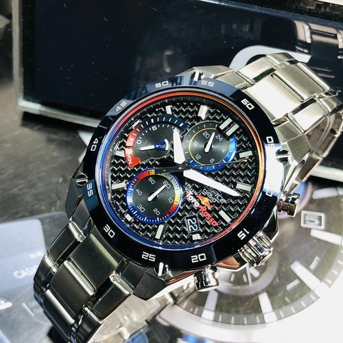 Pre-owned Casio Edifice Efr-557tr-1a Scuderia Toro Rosso 2017 Limited Edition Watch