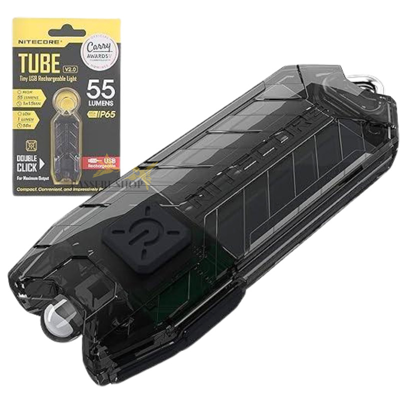 Mini Lampe Porte-ClÃ©S Noir 55 Lumens - Nitecore