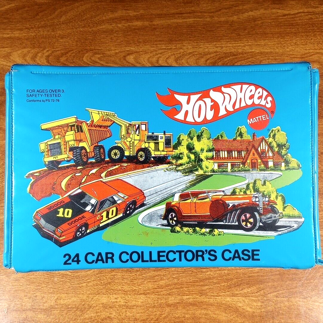 ホットウィール VINTAGE Collection MON Hot Wheels Vintage BW 24 Car Collector's Case Blue USA No