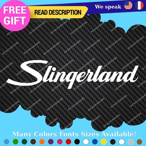 Fits Slingerland Drums Decals Stickers Vinyl Replacement Band Percussion Bass
