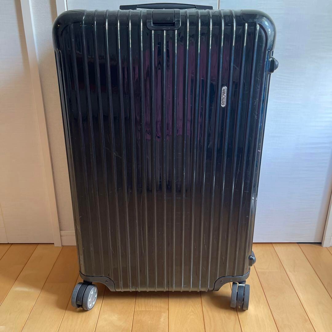 Rimowa Salsa Deluxe 82L Black 4-wheels Carry Case Suitcase
