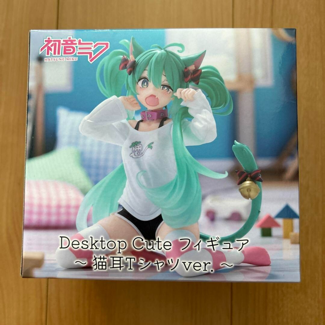 Desktop Cuteフィギュア 6種 セット Hatsune Miku Desktop Cute figure with cat ears t shirt ver