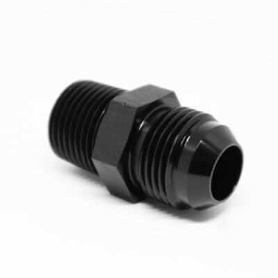 BSPT to AN Adapter Fuel Oil Water Turbo E85 Diesel - 3/8 BSP - 08 AN