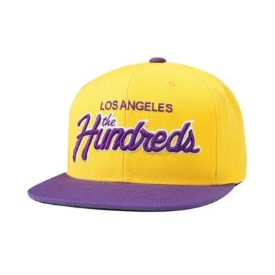 Кепка Snapback The Hundreds Team 2 (золотая) Регулируемая кепка